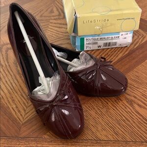 Life Stride Boutique Merlot Gleam Women’s Merlot Patent Heels